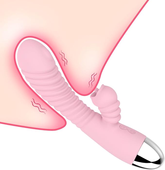 Vibromasseur puissant à léchage de langue