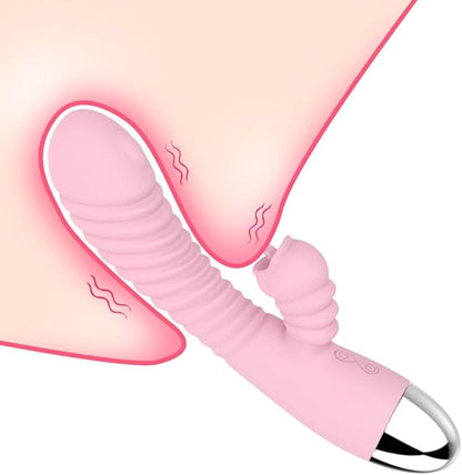 Vibromasseur puissant à léchage de langue