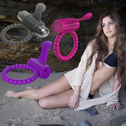 Anneau de pénis 2 en 1.