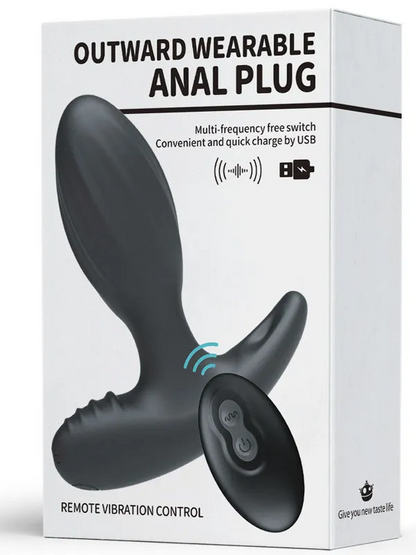 Plug anal vibrant télécommandé