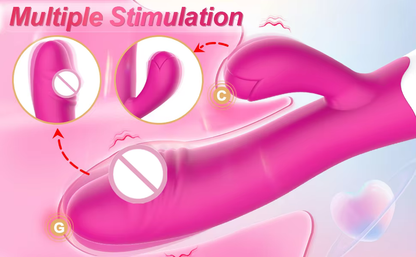 Vibromasseur puissant à double vibration