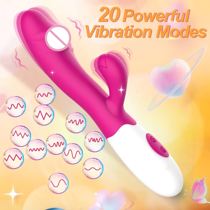 Vibromasseur puissant à double vibration