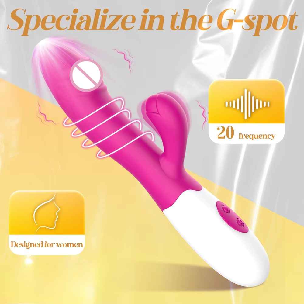 Vibromasseur puissant à double vibration