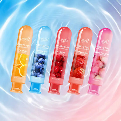 Lubrifiant comestible saveur de fruit