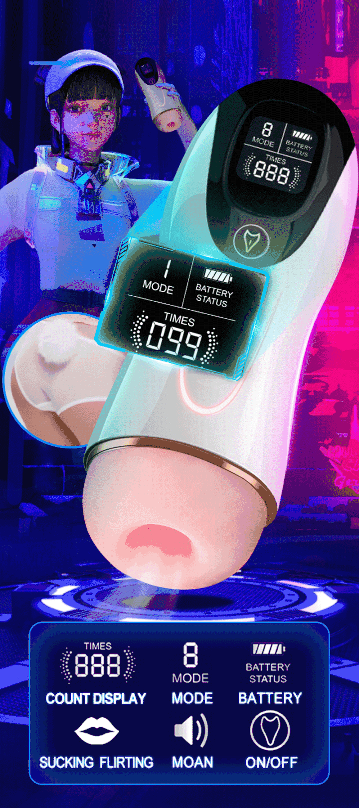 Masturbateur automatique pour homme