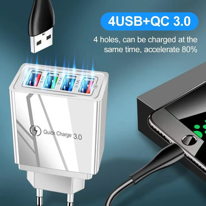 Chargeur USB 4ports 3A