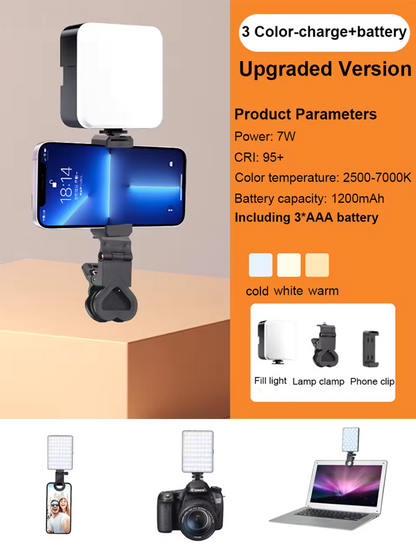 Ring light pour selfies